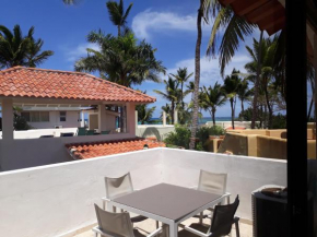 BEACH VILLA with OCEAN VIEW TERRACE - playa LOS CORALES